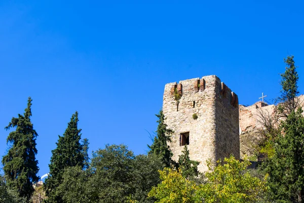 Narikhala Torony Fal Tbilisziben Grúziában — Stock Fotó