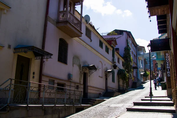 Tbilisi Georgia Ottobre 2020 Veduta Della Città Vecchia Tbilisi Monumenti — Foto Stock