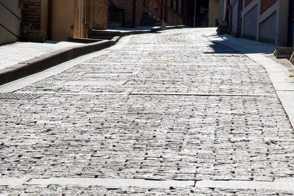 Stone way and road in old town of Tbilisi, Georgia