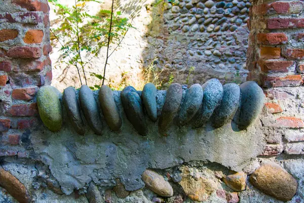 Gamla Övergivna Tornruiner Zugdidi Botanic Garden Georgien — Stockfoto