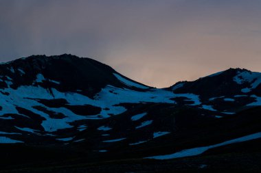 Gürcistan 'daki Truso manzarası, dağ manzarası