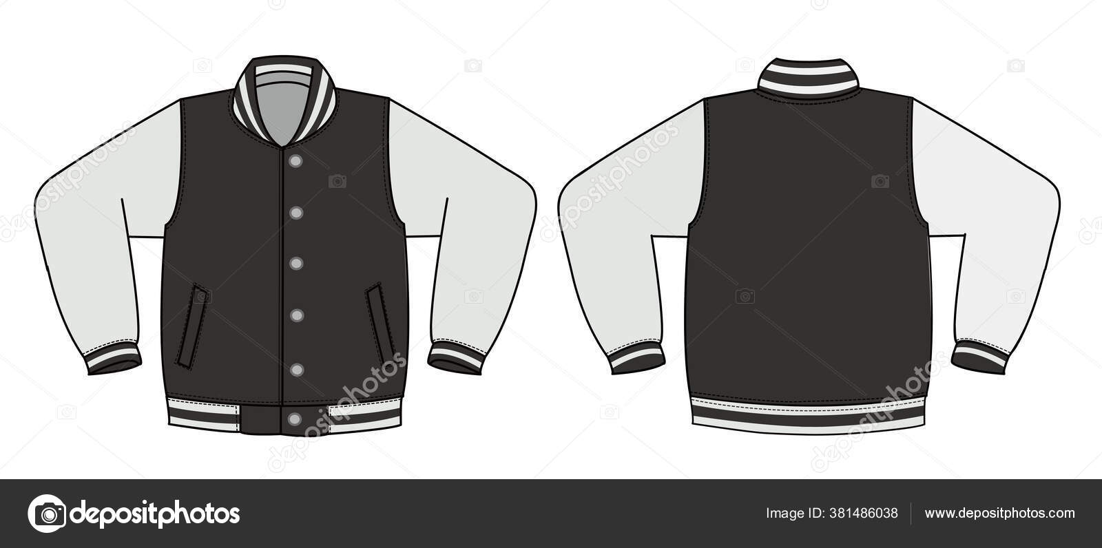 Illustration Varsity Jacket Stock Vector by ©barks 381486038
