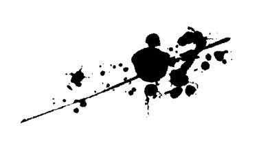 sıçrama şablonu vektör illüstrasyonu