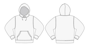 Kapüşonlu sweatshirt tasviri) 