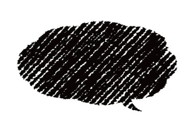 tebeşir sürükleme balonu (konuşma balonu, çığlık balonu))