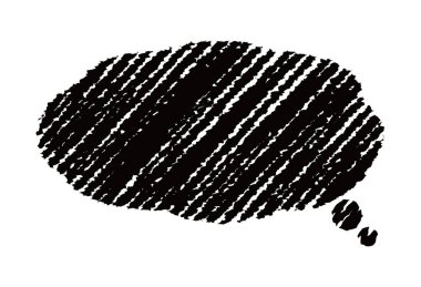 tebeşir sürükleme balonu (konuşma balonu, çığlık balonu))