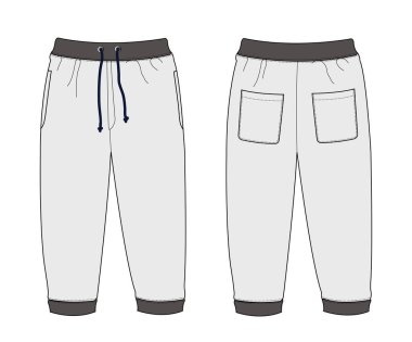 Sweat Pants 'ın Vektör İllüstrasyonu