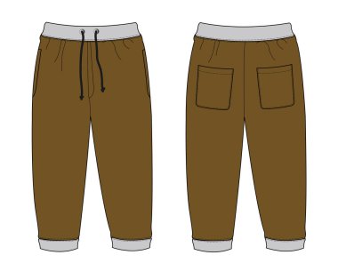 Sweat Pants 'ın Vektör İllüstrasyonu