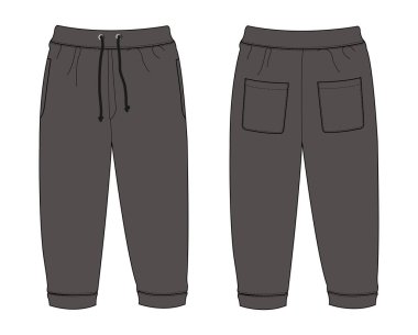 Sweat Pants 'ın Vektör İllüstrasyonu