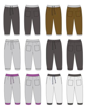 Sweat Pants / renk varyasyonlarının çizimi