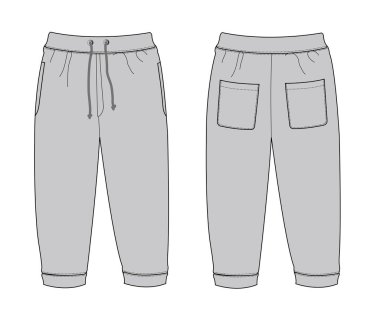 Sweat Pants 'ın Vektör İllüstrasyonu