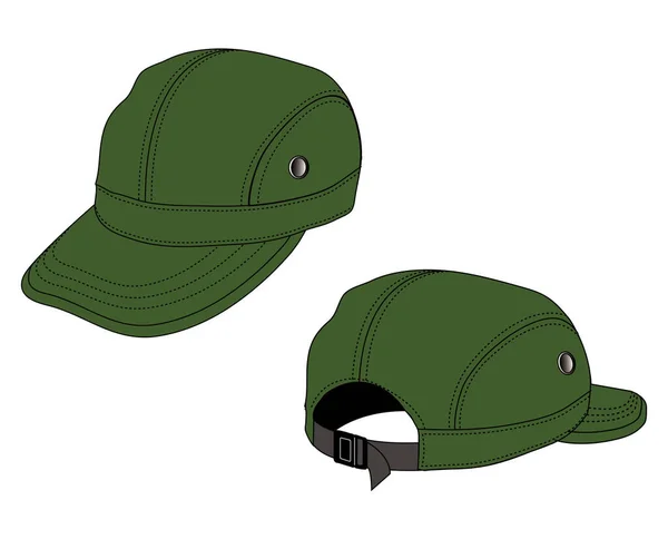 Illustration Baseball Cap Headgear — Stockový vektor