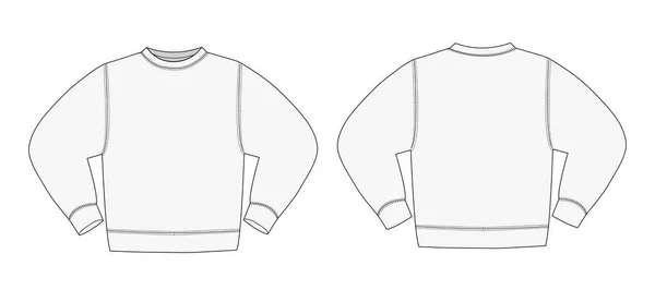 Illustration Sweat Shirt — 图库矢量图片