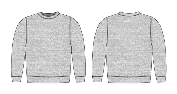 Vektorvorlage Illustration Des Sweatshirts — Stockvektor