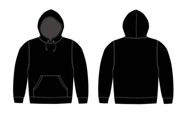 Illustration Hoodie Hooded Sweatshirt — Stockvektor