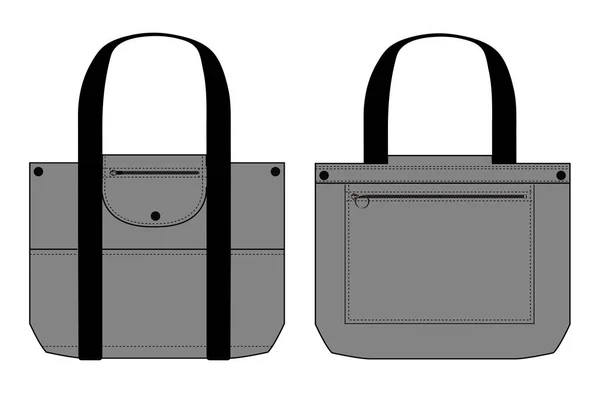 Vektor Illustration Der Aktentasche Tasche — Stockvektor