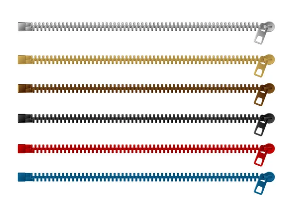 Векторная Иллюстрация Застежки Молнии — стоковый вектор