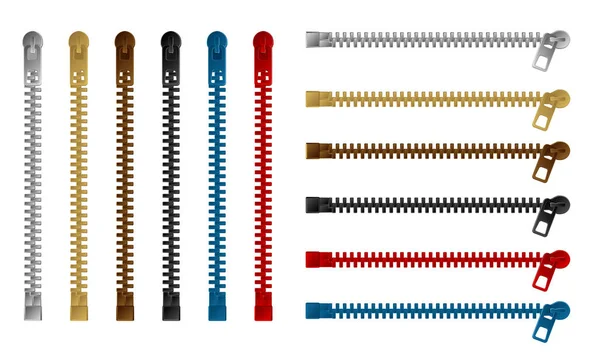 Illustration Vectorielle Fermeture Éclair — Image vectorielle