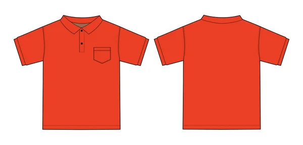 Vektorillustration Des Poloshirts — Stockvektor