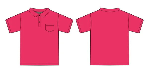 Ilustração Vetorial Camisa Polo —  Vetores de Stock