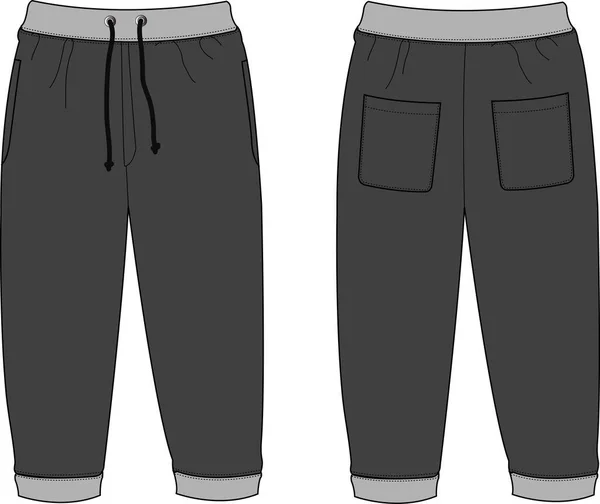 Illustration Vectorielle Des Pantalons Sueur — Image vectorielle