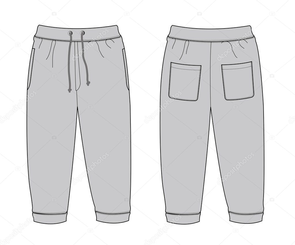 Vector Illustration of Sweat Pants