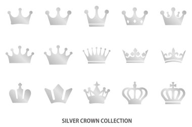 Gümüş taç resmetme seti