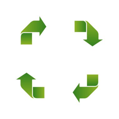 4 adım dikdörtgen şablon çizimi / boş, tasarım alanı (geri dönüşüm, ekoloji vb..)