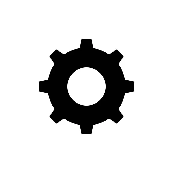 Gear Function Setting Vector Icon Illustration — Stock Vector