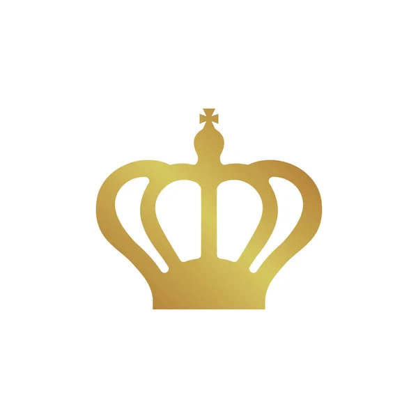 Ikona Złotej Korony Ilustracja — Wektor stockowy