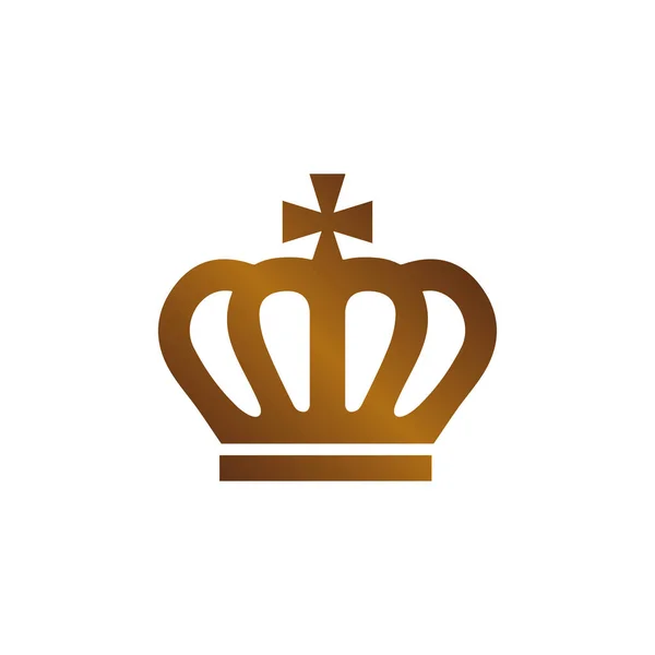 Ikona Korony Brązu Ilustracja — Wektor stockowy