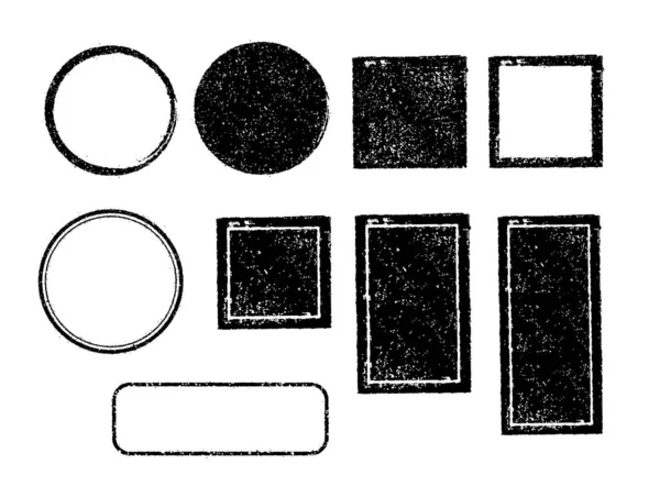 Ilustración Plantilla Sello Goma Vectorial Sin Espacio Texto Texto — Archivo Imágenes Vectoriales