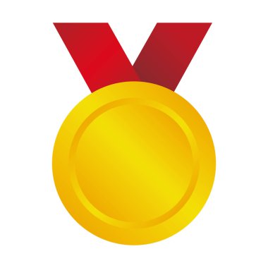 Altın madalya ikonu illüstrasyonu