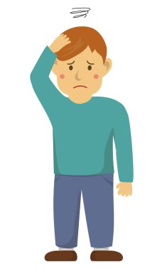 eylemci erkek illüstrasyonu (sorun)