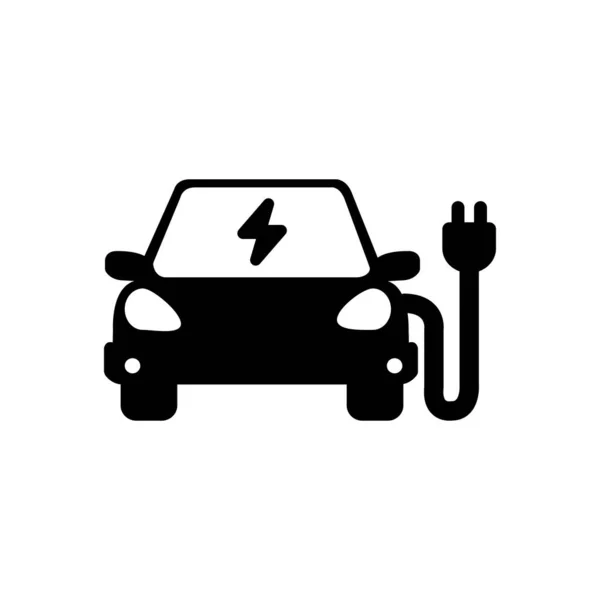 Ikone Des Elektrofahrzeugs — Stockvektor