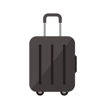 Seyahat çantası, bavul, tatil vektör resimleme