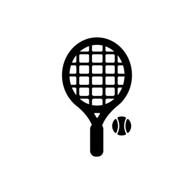 tenis / raket ve top simgesi