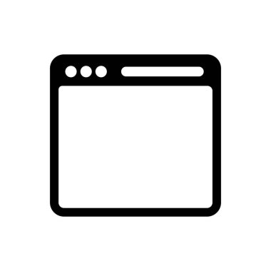 İnternet tarayıcı vektör simgesi