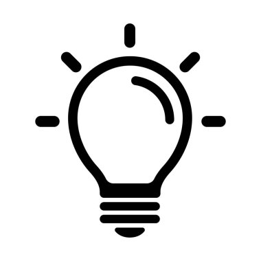 ampul / fikir / ilham simgesi