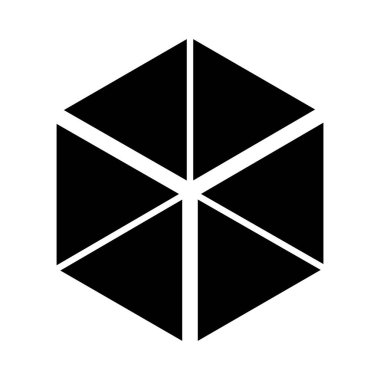 küp / yaratıcı / çokgen / bilgisayar grafik / imalat simgesi