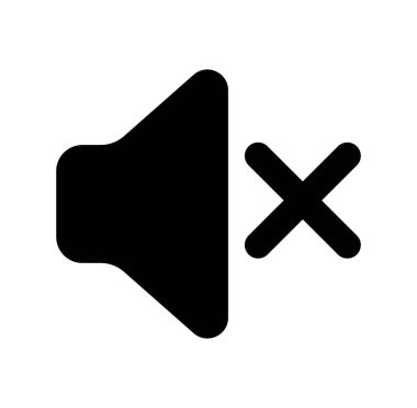 hoparlör / ses simgesi (kapalı)