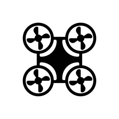 Drone / Quadcopter vektör simgesi