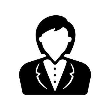 iş kadını / resepsiyonist simgesi