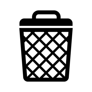 Çöp kutusu, çöp kutusu, çöp kutusu simgesi 