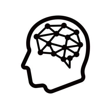 AI (yapay zeka) / yenilik teknolojisi simgesi