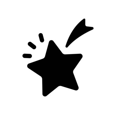 Yıldız vektör simgesi kayıyor