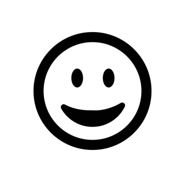 gülen yüz vektör simgesi