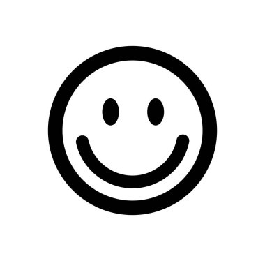 gülen yüz vektör simgesi