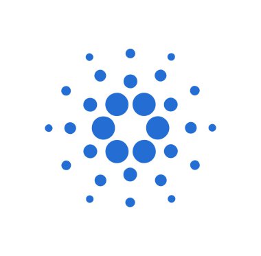 Cardano (ADA) logo simgesi. Kripto para birimi / Altcoin. 