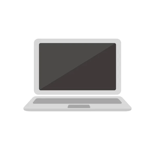 Laptop Portable Computer Icon — Stock Vector